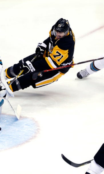 The Latest: Sharks take 3-2 lead into 3rd period vs Penguins